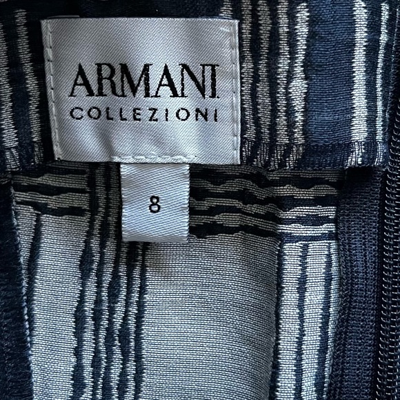 ARMANI COLLEZIONI PLAID DRESS SIZE 8 FEMININE DAINTY PRETTY CHIC ACADEMIA - Picture 6 of 13